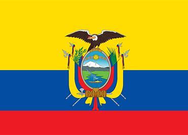 Ecuador Country Map Necklace